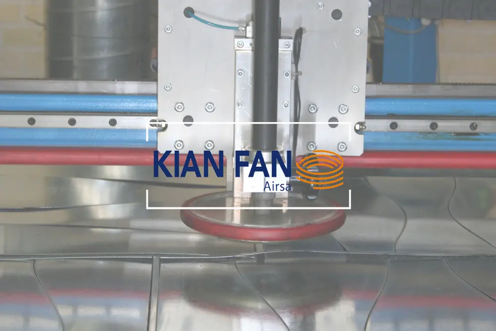 کیفیت ساخت کانال‌های انتقال هوا کیان فن | تولید با ماشین‌آلات اروپایی